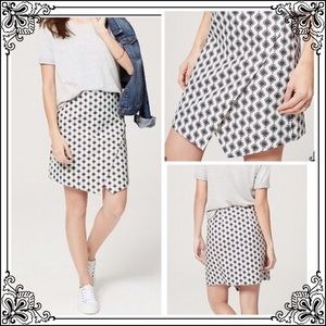 Loft | Medallion Wrap Skirt  |Size 2